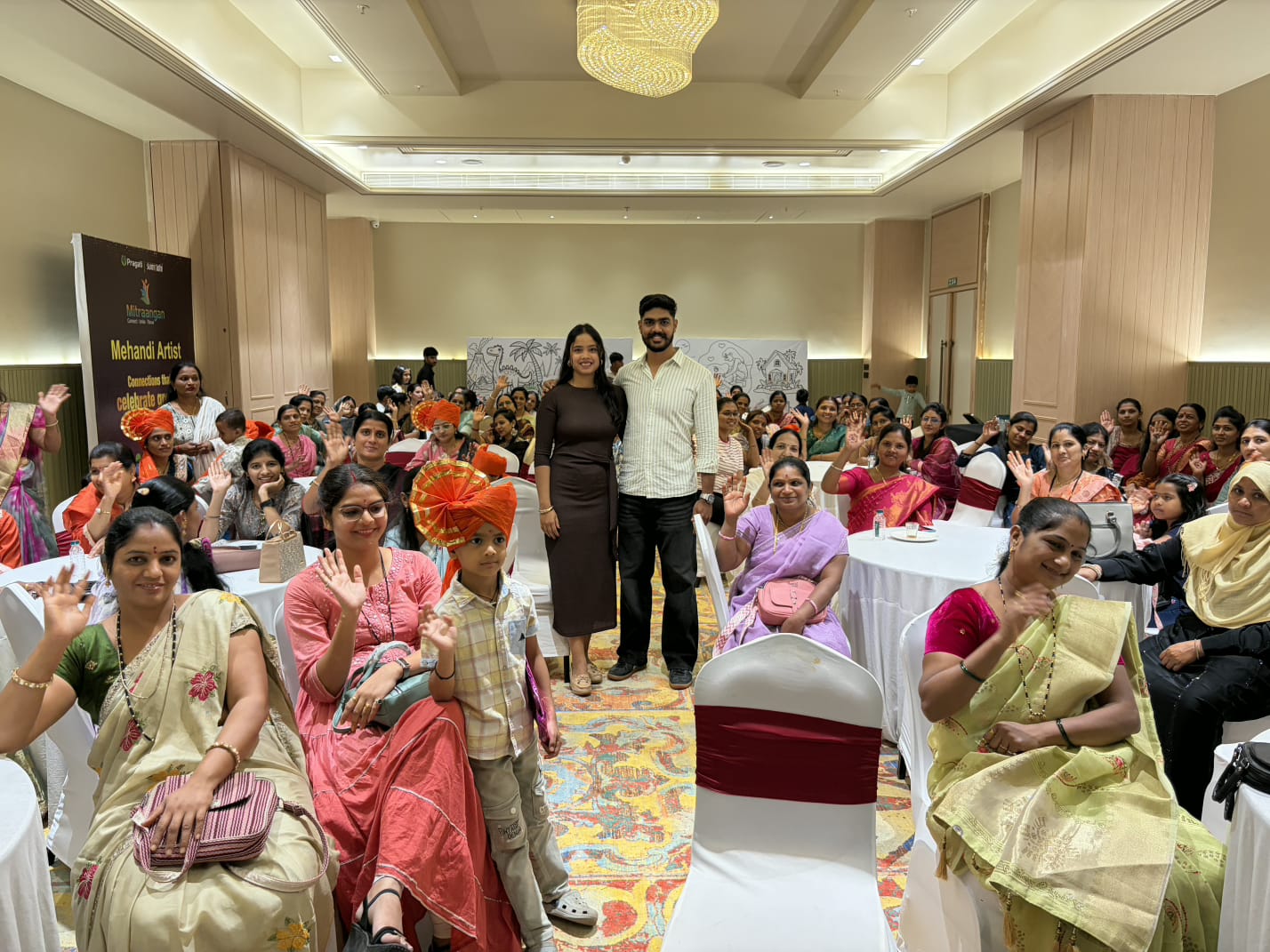 Pranav Raut conducting live postpartum & health fitness seminars